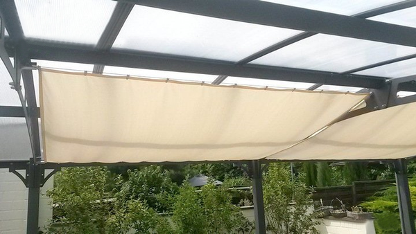 Sonnensegel - 330 cm x 200 cm - Seilspanntechnik