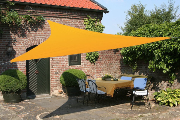 Dreieck Sonnensegel 360 cm x 360 cm x 360 cm - Polyester