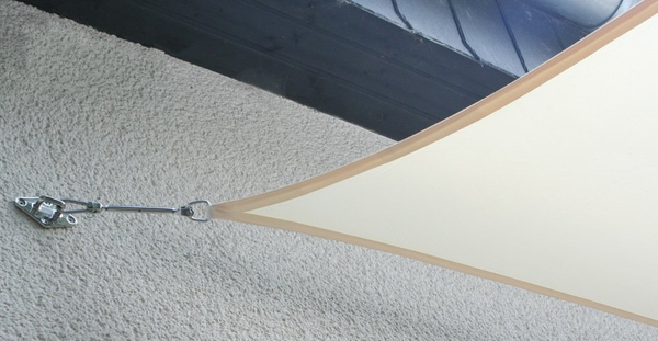 Wandhalter für Sonnensegel konkav bis 25 m ² Segelfläche