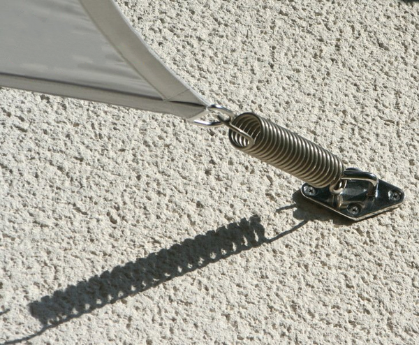 Wandhalter für Sonnensegel konkav bis 25 m ² Segelfläche